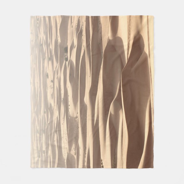 Sandy Desert Road Dunes Fleecefilt (Framsidan)