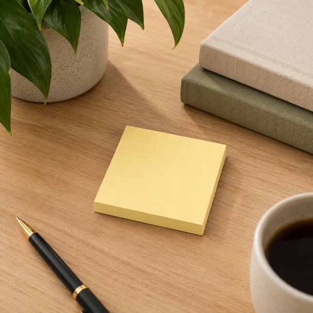 Sandy Gold Post-it Block (Skapare uppladdad)