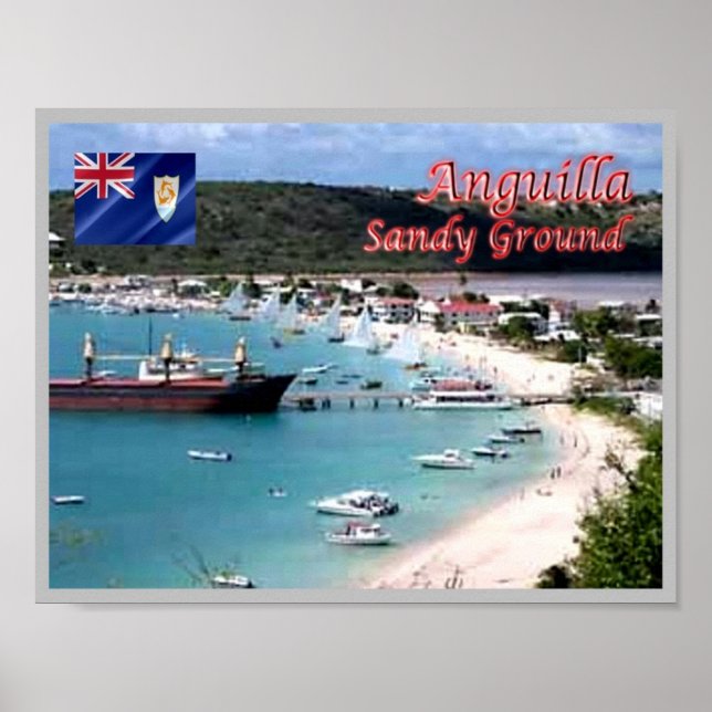 Sandy Ground - Anguilla - Poster (Framsidan)