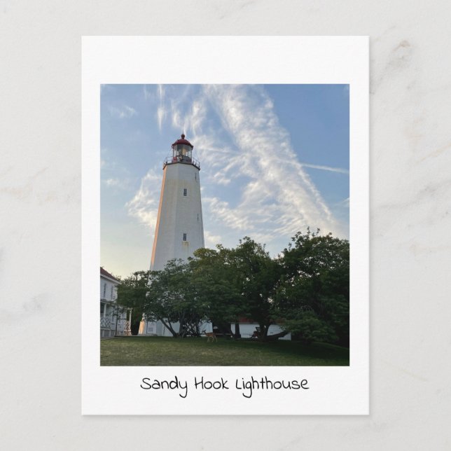 Sandy Hook fyr Vykort (Framsida)