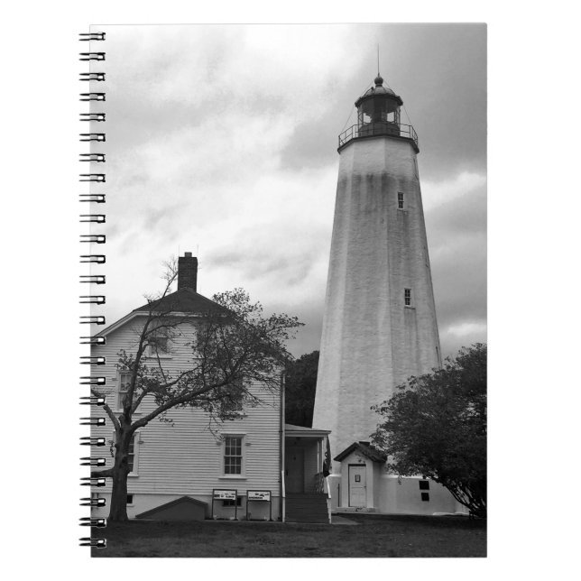 Sandy Hook Lighthouse Anteckningsbok (Framsidan)