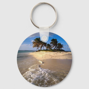 Sandy Island, Anguilla, Karibien Nyckelring