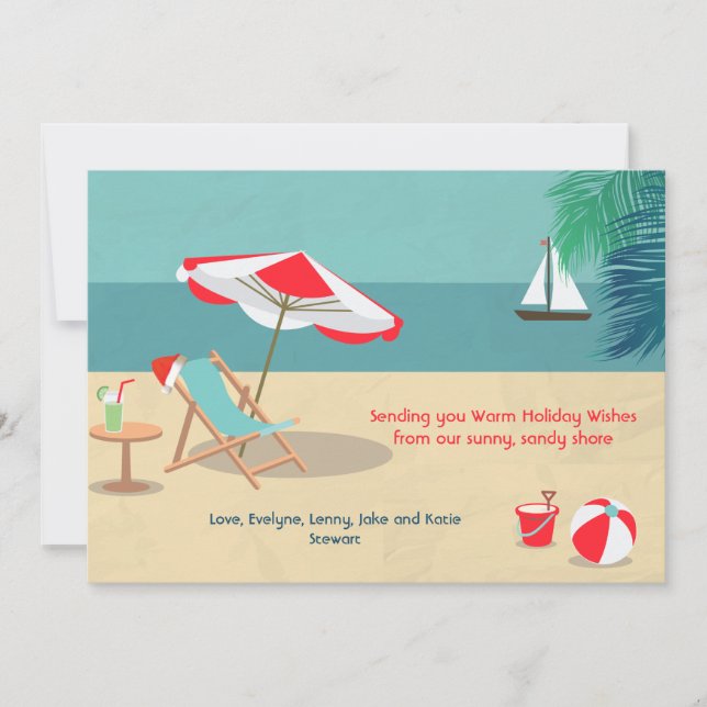 Sandy jul Helgdag Card Julkort (Framsida)