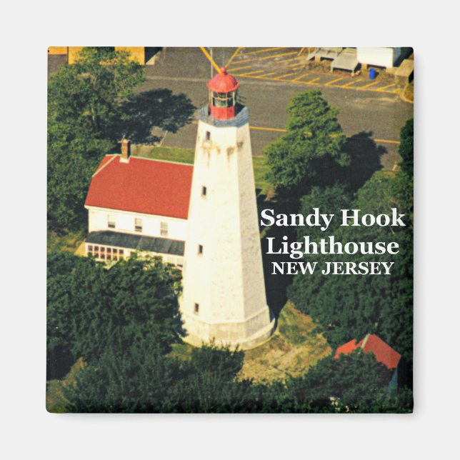 Sandy Krok fyr, New jersey Magnet (Framsidan)