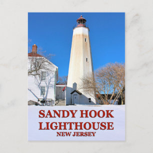 Sandy Krok fyr, New jersey vykort