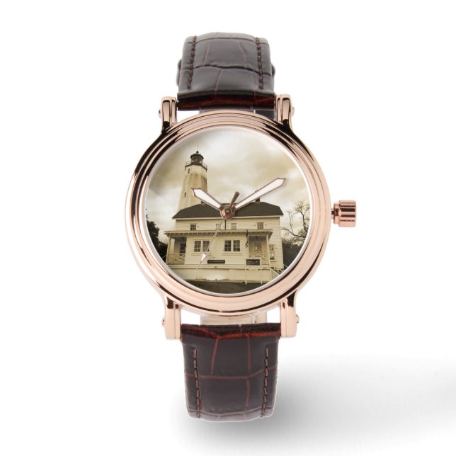 Sandy Krok Lighthouse Armbandsur (Framsida)
