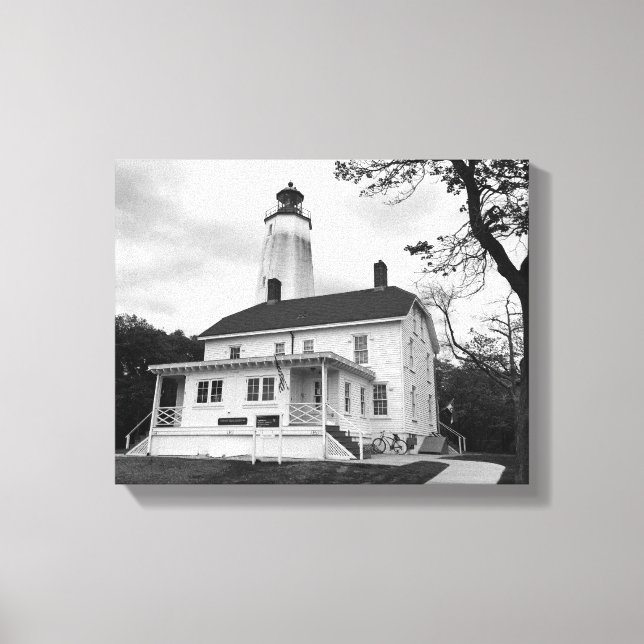 Sandy Krok Lighthouse Canvastryck (Framsida)