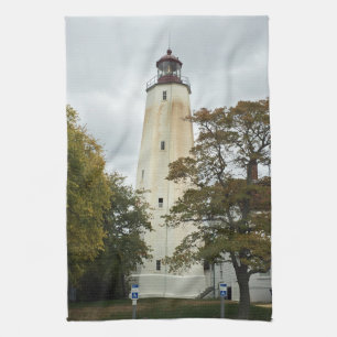 Sandy Krok Lighthouse Kökshandduk