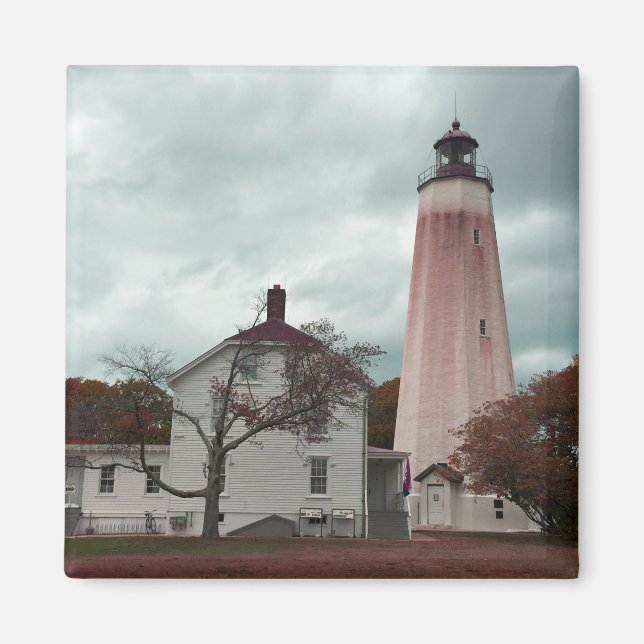 Sandy Krok Lighthouse Magnet (Framsidan)