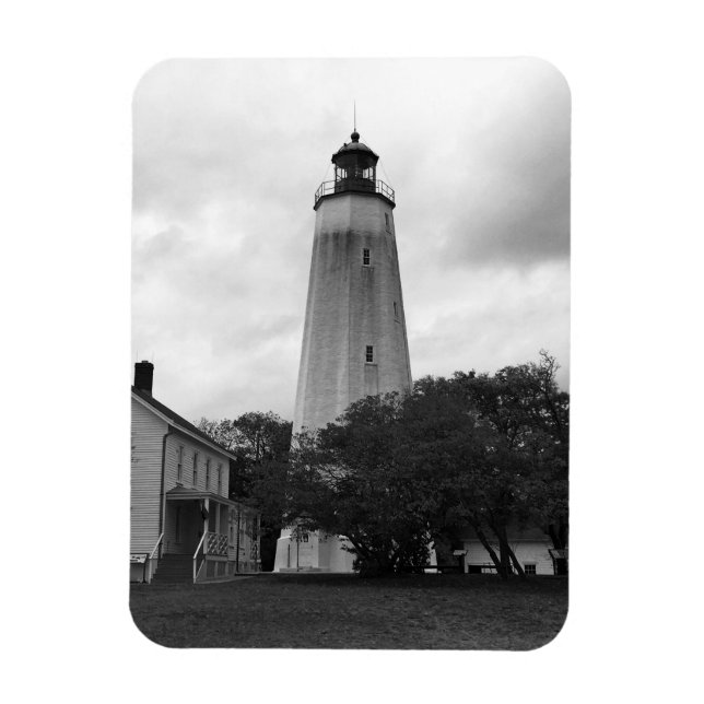 Sandy Krok Lighthouse Magnet (Vertikal)