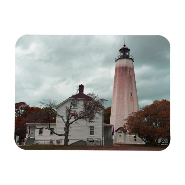 Sandy Krok Lighthouse Magnet (Horisontell)