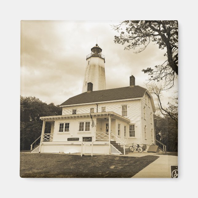 Sandy Krok Lighthouse Magnet (Framsidan)