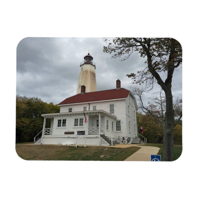 Sandy Krok Lighthouse Magnet (Horisontell)