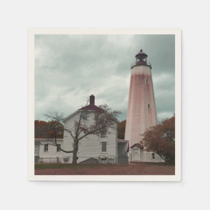Sandy Krok Lighthouse Pappersservett