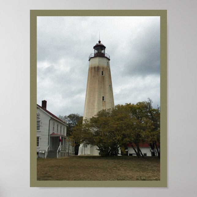 Sandy Krok Lighthouse Poster (Framsidan)