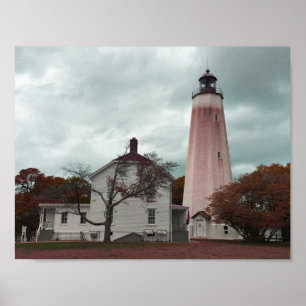 Sandy Krok Lighthouse Poster