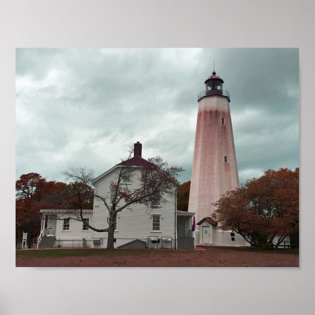 Sandy Krok Lighthouse Poster (Framsidan)