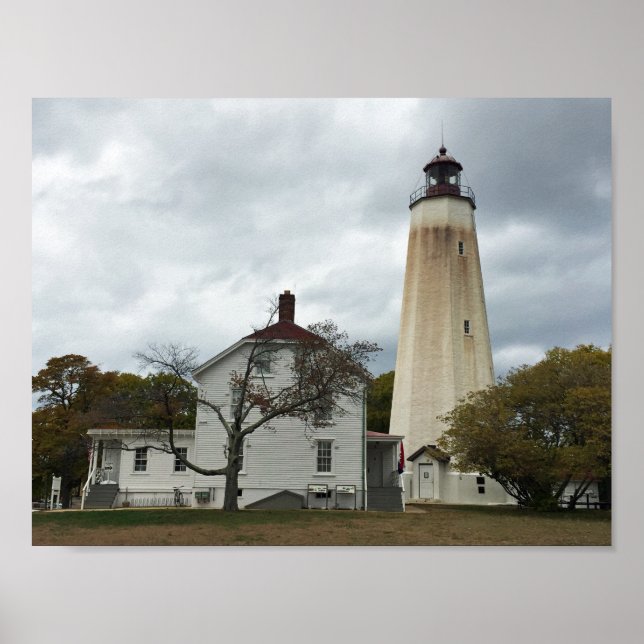 Sandy Krok Lighthouse Poster (Framsidan)