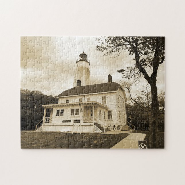 Sandy Krok Lighthouse Pussel (Horisontell)
