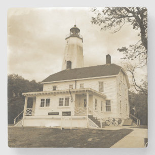 Sandy Krok Lighthouse Stenunderlägg