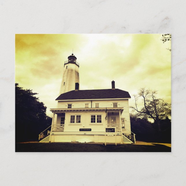 Sandy Krok Lighthouse Vykort (Framsida)