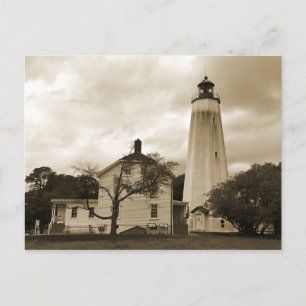 Sandy Krok Lighthouse Vykort