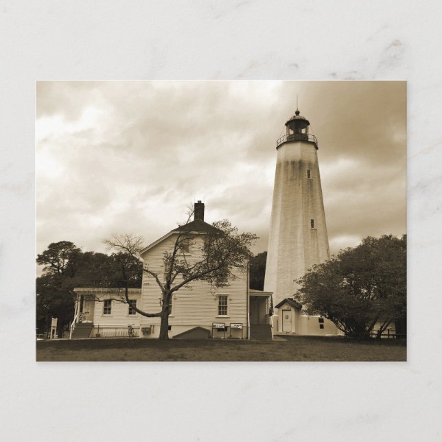 Sandy Krok Lighthouse Vykort (Framsida)