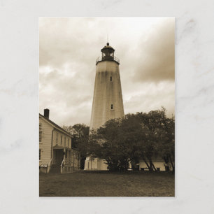 Sandy Krok Lighthouse Vykort