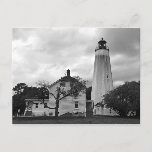 Sandy Krok Lighthouse Vykort (Framsida)