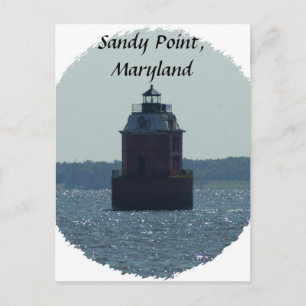 Sandy Point Lighthouse Vykort