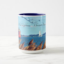 Sandy Point Shoal Lighthouse Ceramic Mugg