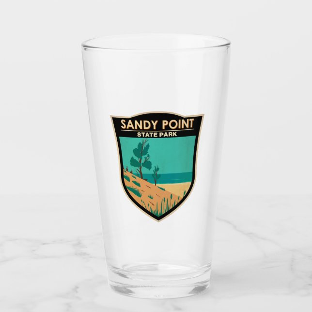 Sandy Point State Park Maryland Badge Glaskopp (Framsida)