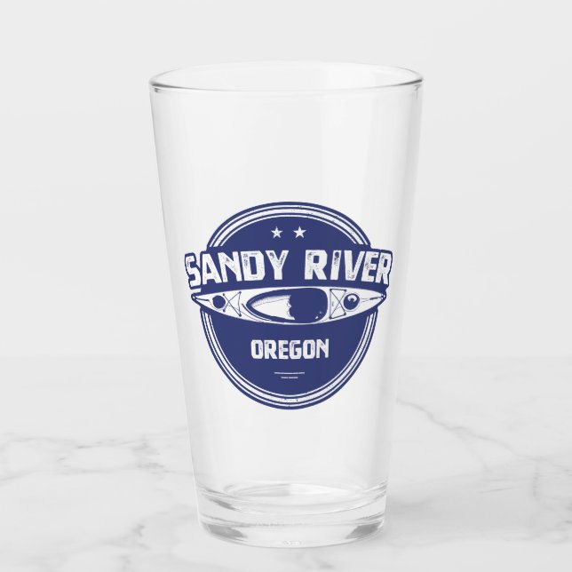 Sandy River Oregon Kayaking Glaskopp (Framsida)