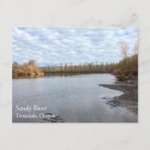 Sandy River, Troutdale, Oregon Poster Mouse Pad Po Vykort
