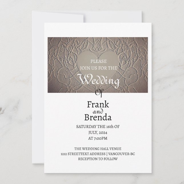 Sandy Ro-inbjudan Inbjudningar (Framsida)