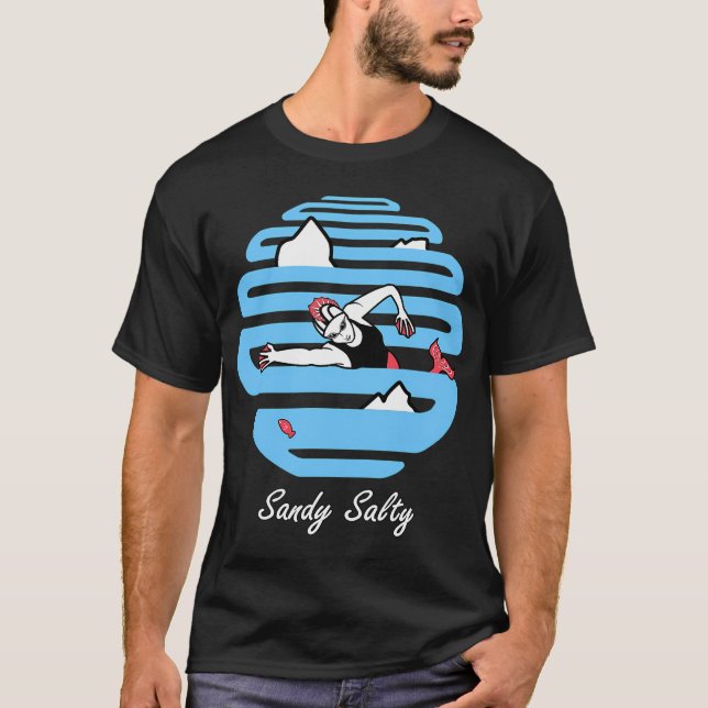 Sandy Salty - Havsfröken T Shirt (Framsida)