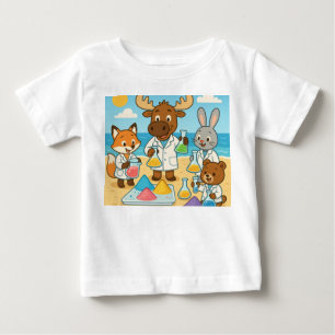 Sandy Science Squad – Smart & Sunny T-shirt för ba