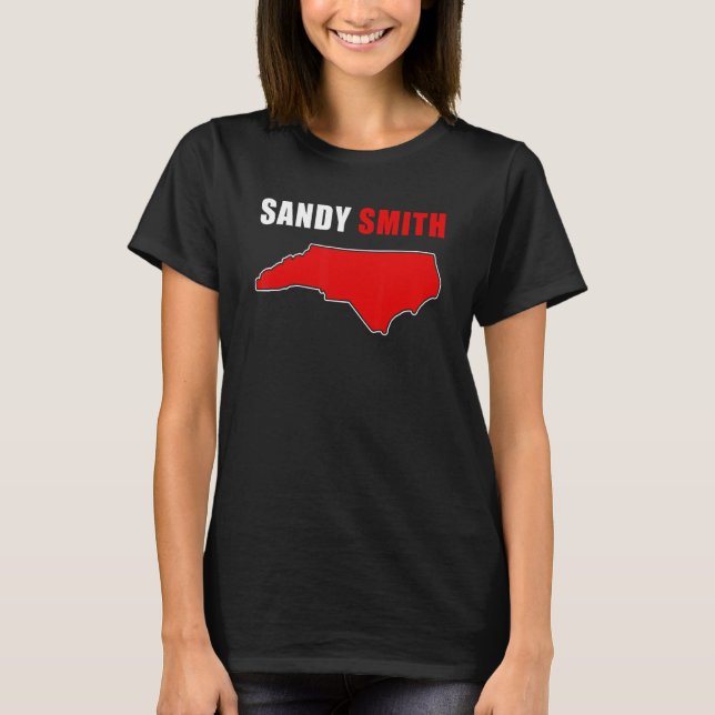 Sandy Smith North Carolina Congress USA T Shirt (Framsida)