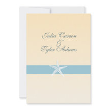 Sandy Starfish-inbjudan / 5x7