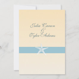 Sandy Starfish-inbjudan / 5x7 Inbjudningar