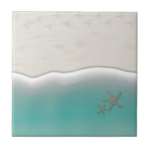 Sandy strand Sea vatten med stjärnfisk