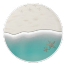 Sandy strand Sea vatten med stjärnfisk