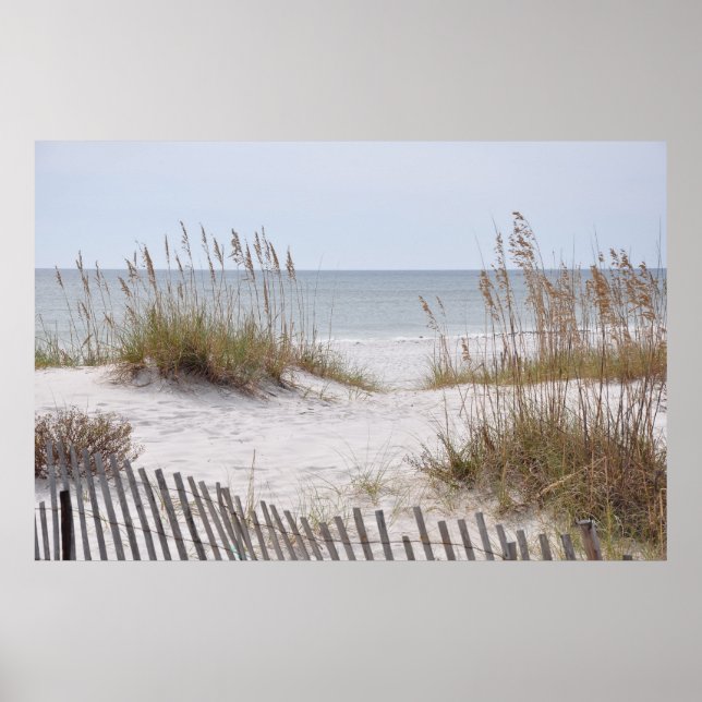 Sandy-stranden på Alabama Bukt Kusten poster (Framsidan)