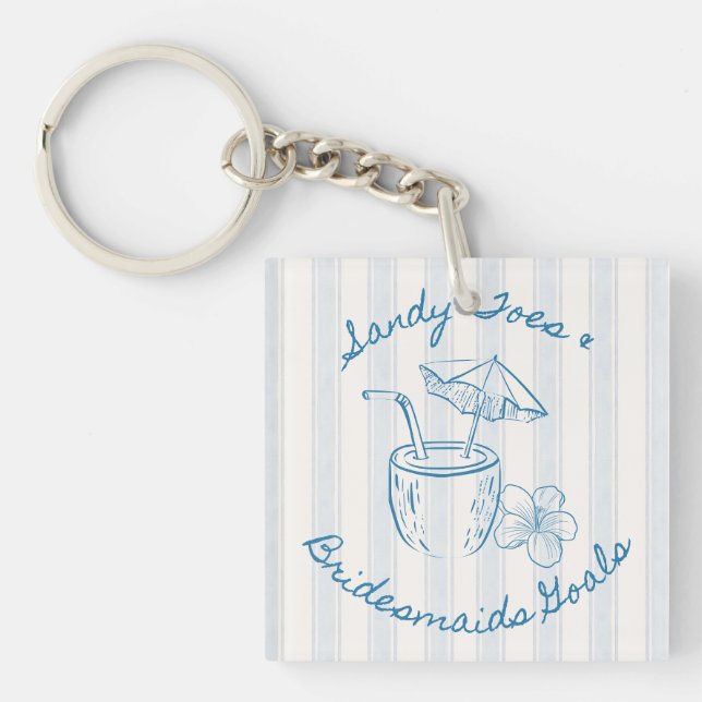 Sandy Toe & Bridesmaids Goals Coastal Bachelorette (Framsidan)