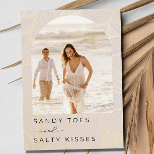 Sandy Toes Arch Photo Beach Wedding Spara datumet