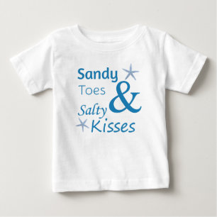 Sandy Toes och Salty Kisses Beach Life Quote Tröja