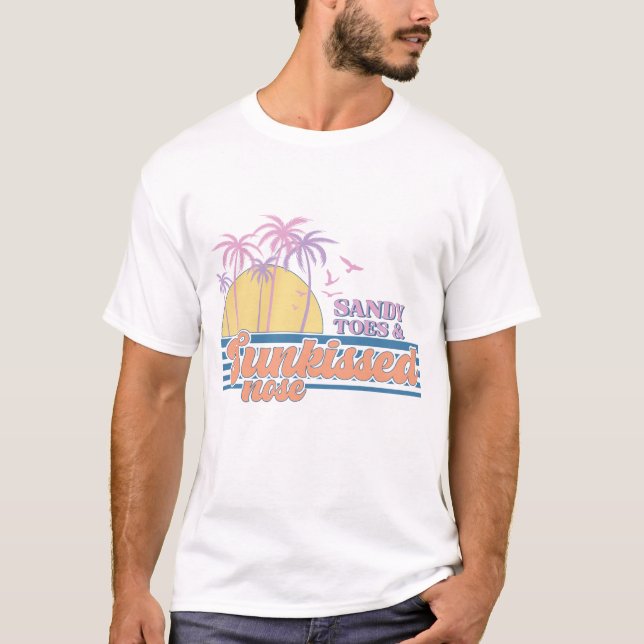 Sandy Toes och Sunkissed Nose T Shirt (Framsida)