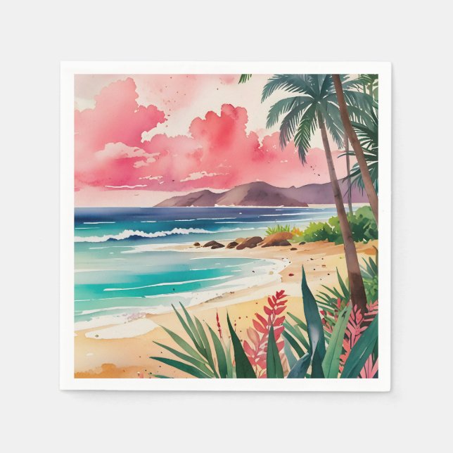 Sandy Toes Pappersservett (Framsidan)