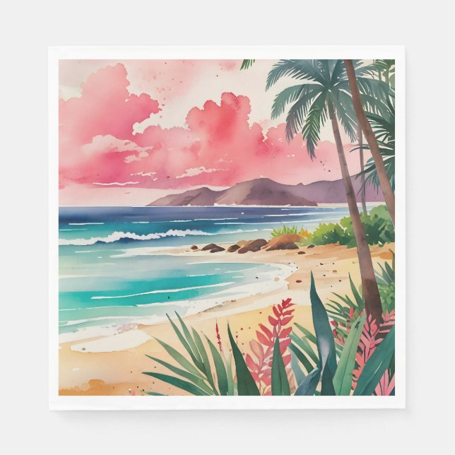Sandy Toes Pappersservett (Framsidan)