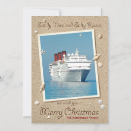 Sandy Toes Salty Kisses God jul Card Julkort